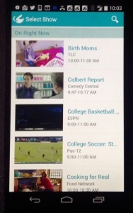 shows screen